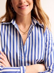 Boden Blue Petite Sienna 100% Cotton Shirt - Image 3 of 6