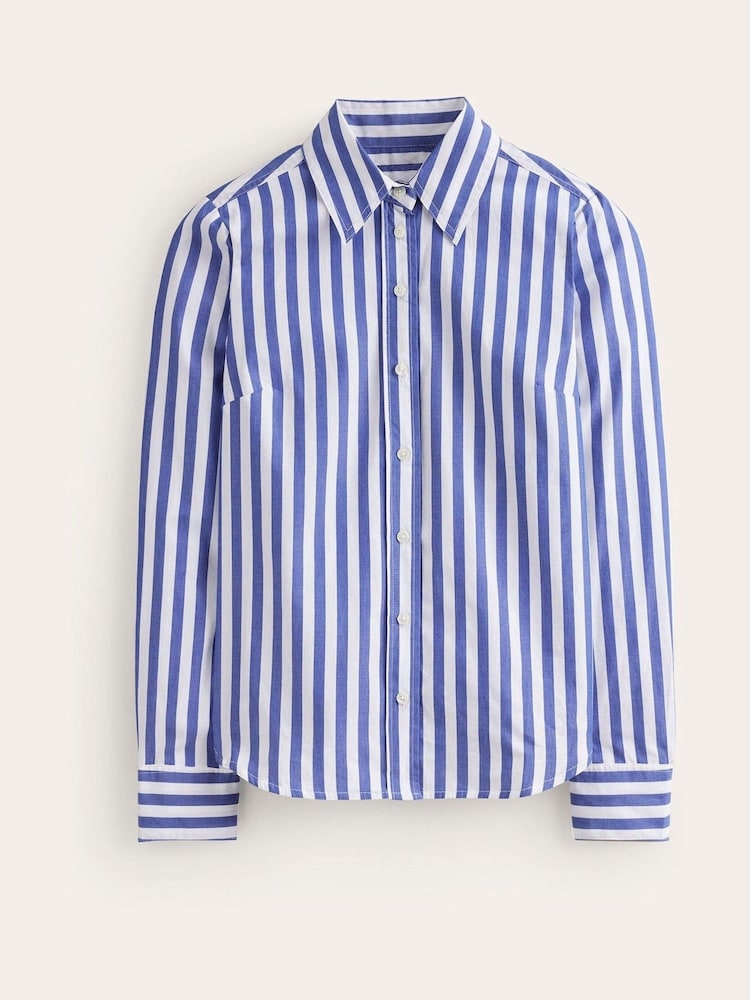Boden Blue Petite Sienna 100% Cotton Shirt - Image 6 of 6