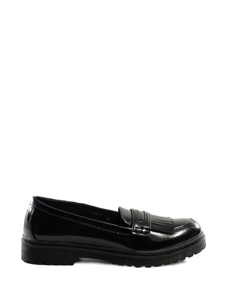 Mocasines negros sin cierres de charol para niñas de Toezone - Imagen 1 de 5 Mocasines negros sin cierres de charol para niñas de Toezone - Imagen 1 de 5