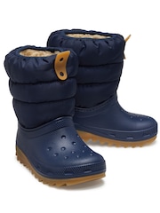 Crocs Blue Toddler Classic Neo Puff Snow Boots - Image 4 of 5