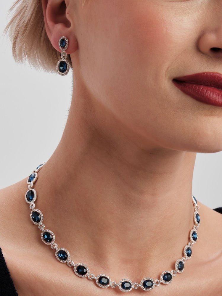 Jon Richard Silver Halo Necklace - Image 2 of 4