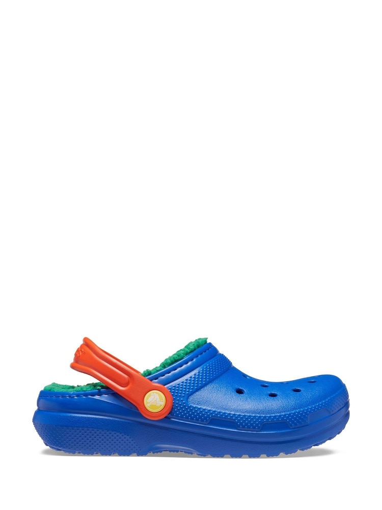 Crocs Royal Blue Toddler Classic Lined Clogs - Image 1 of 7