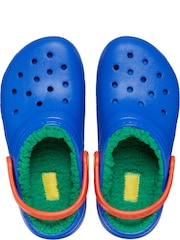 Crocs Royal Blue Toddler Classic Lined Clogs - Image 5 of 7