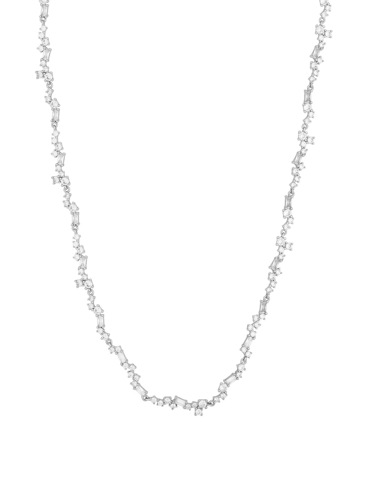 Jon Richard Silver Scattered Stone Necklace - Image 4 of 4