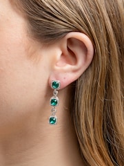 Jon Richard Silver Tone Infinity Earrings - Image 1 of 3