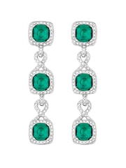 Jon Richard Silver Tone Infinity Earrings - Image 3 of 3