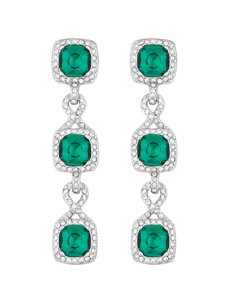 Jon Richard Silver Tone Infinity Earrings - Image 3 of 3