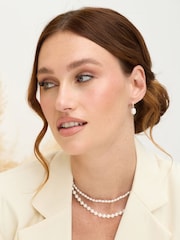 Jon Richard Silver Fine Freshwater Pearl Necklace - Image 4 of 5