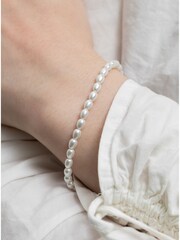 Jon Richard Silver Tone Fine Freshwater Pearl Bracelet - Image 3 of 5