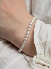 Jon Richard Silver Tone Fine Freshwater Pearl Bracelet - Image 4 of 5