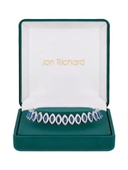 Jon Richard Silver Navette Bracelet - Image 1 of 2