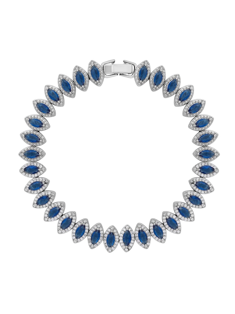Jon Richard Silver Navette Bracelet - Image 2 of 2