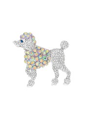 Jon Richard Silver Tone Gift Boxed Aurora Borealis Poodle Brooch - Image 2 of 3
