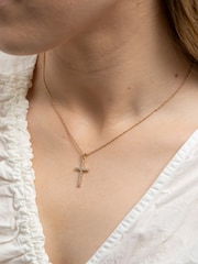 Jon Richard Gold Cubic Zirconia Cross Set - Image 2 of 5
