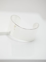 Jon Richard Silver Hammered Cuff Bracelet - Image 3 of 4