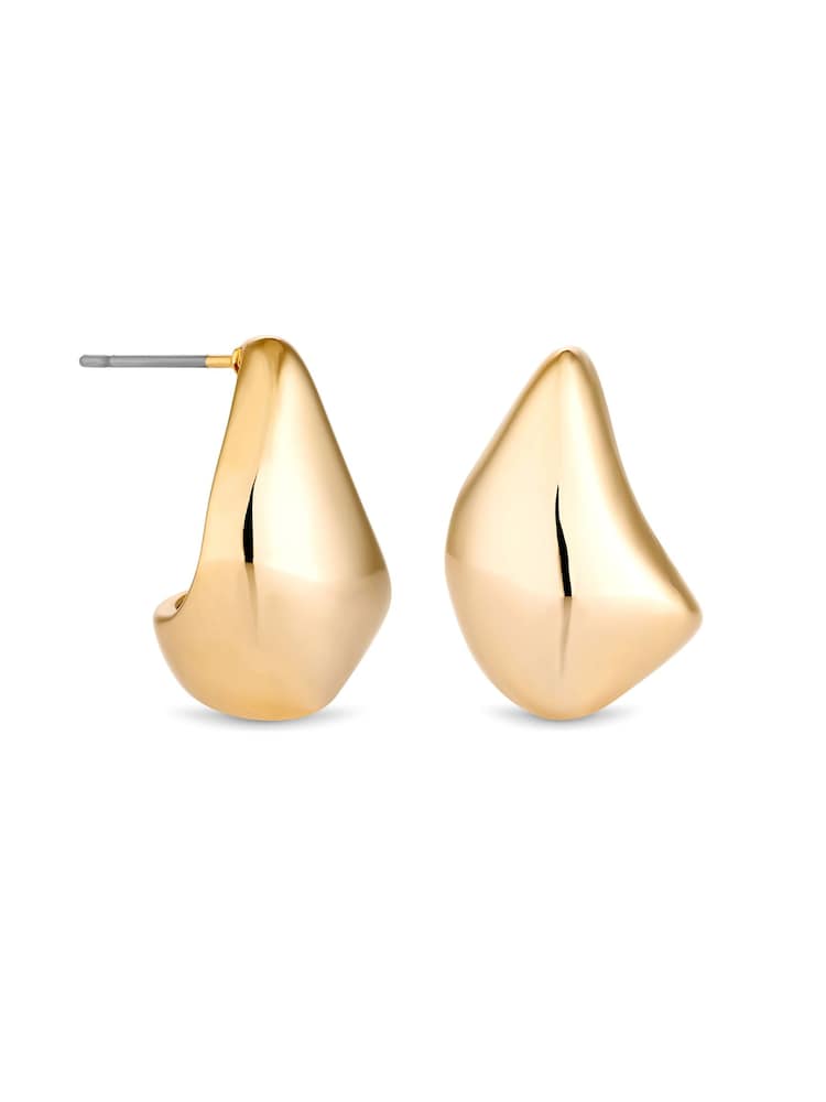 Jon Richard Gold Tone Nugget Stud Earrings - Image 1 of 4