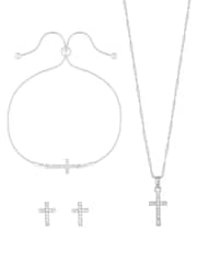 Jon Richard Silver Tone Cross Trio Set - Image 2 of 4