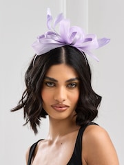 Jon Richard Purple Medium Fascinator Headband - Image 2 of 3