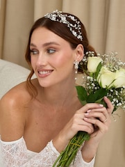 Jon Richard Gold Floral Hair Vine - Image 4 of 4
