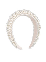 Jon Richard Cream Pearl Embellished Headband - Image 3 of 3