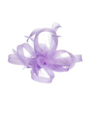 Jon Richard Purple Small Feather Fascinator Clip - Image 1 of 3