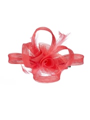 Jon Richard Pink Small Feather Fascinator Clip - Image 1 of 4