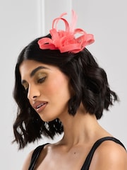 Jon Richard Pink Small Feather Fascinator Clip - Image 4 of 4
