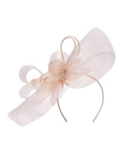Jon Richard Nude Hat Fascinator - Image 3 of 3
