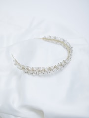Jon Richard Gold Embellished Bead Headband - Image 1 of 4