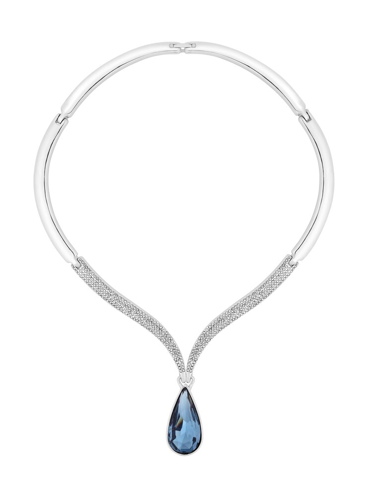Jon Richard Silver Statement Peardrop Necklace - Image 5 of 5