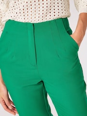 Apricot Green Pintuck Cigarette Trousers - Image 4 of 4