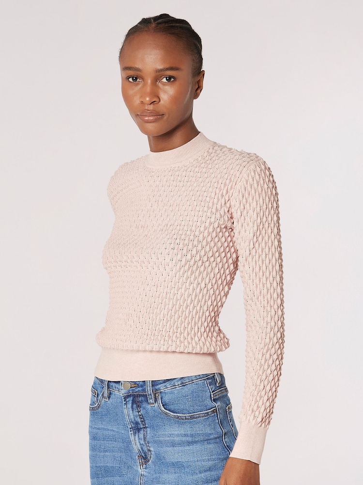 Apricot Pink 3D Mini Spike Jumper - Image 1 of 5