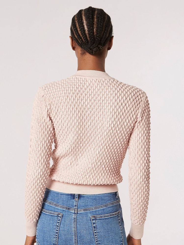 Apricot Pink 3D Mini Spike Jumper - Image 2 of 5 Apricot Pink 3D Mini Spike Jumper - Image 2 of 5