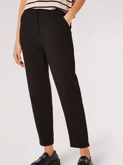 Apricot Black Pintuck Cigarette Trousers - Image 1 of 4
