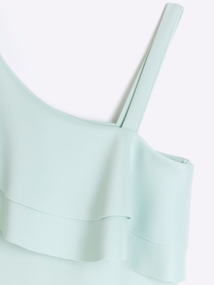 River Island Mädchen Scuba-Jumpsuit, Mintgrün - Bild 2 von 3