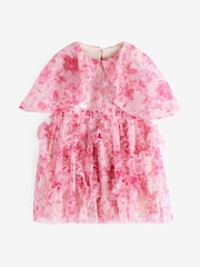 River Island Pink Girls Floral Dress - Image 1 of 1
