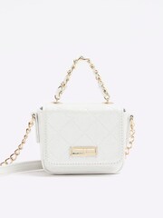 River Island White Girls Iridescent Mini Cross Body Bag - Image 3 of 6