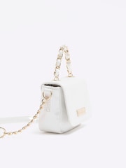 River Island White Girls Iridescent Mini Cross Body Bag - Image 4 of 6