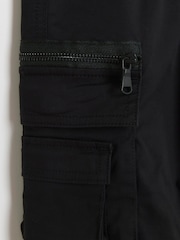 River Island Black Boys Tech Cargo Trousers - Image 3 of 3