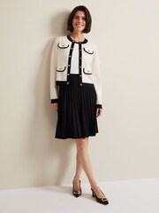 Phase Eight White Knit Libby Jacket - Image 3 of 6