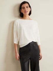 Phase Eight Cream Cristine Knit Jumper - Image 1 of 6