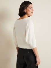 Phase Eight Cream Cristine Knit Jumper - Image 2 of 6