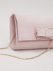 Phase Eight Pink Bow Front Clutch Bag - Image 4 of 7