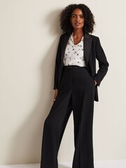 Phase Eight Cream Taytum Bow Print Blouse - Image 6 of 7
