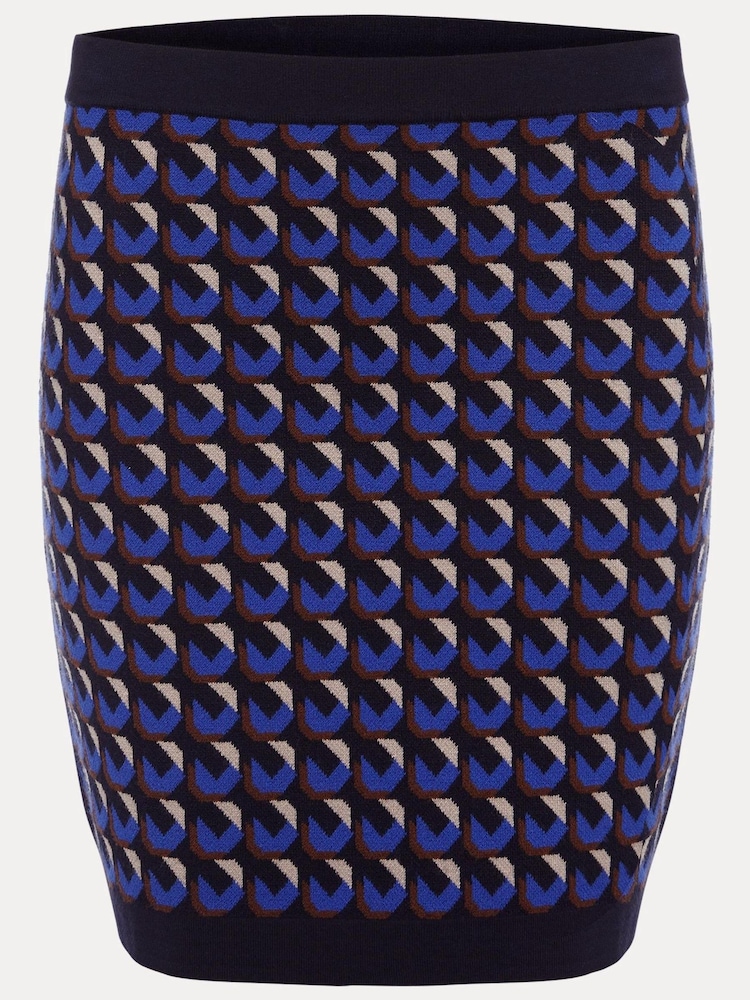 Phase Eight Black Geo Nicole Twin Set Skirt - Image 6 of 6