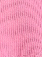 River Island Pink Baby Girls Rib 100% Cotton Leggings Set - Image 3 of 4