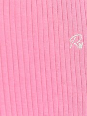 River Island Pink Baby Girls Rib 100% Cotton Leggings Set - Image 4 of 4