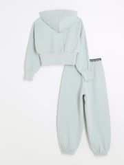River Island Green Girls NY Zip Thru Set - Image 2 of 4