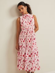 Phase Eight Pink Petite Tillie Dress - Image 3 of 6