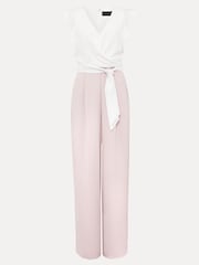 Phase Eight Pink Petite Ayla Ruffle Jumpsuit - Image 6 of 6